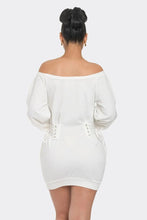 Load image into Gallery viewer, Off Shoulder Mini Dress
