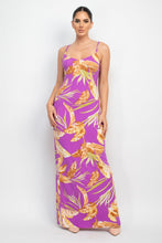 Load image into Gallery viewer, Scoop Tropical Print Maxi Dress
